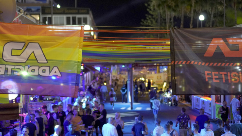 Vie nocturne à Yumbo, Gran Canaria, îles Canaries, Espagne