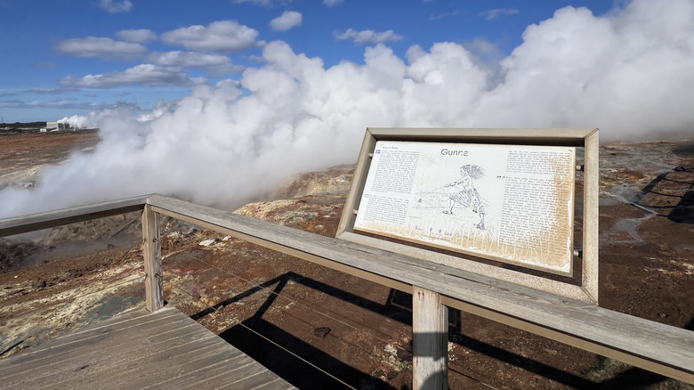Signez avec l'histoire de Gunna le fantôme aux sources chaudes de Gunnuhver en Islande