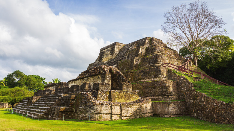 Le temple Altun Ha, une ruine maya au Belize
