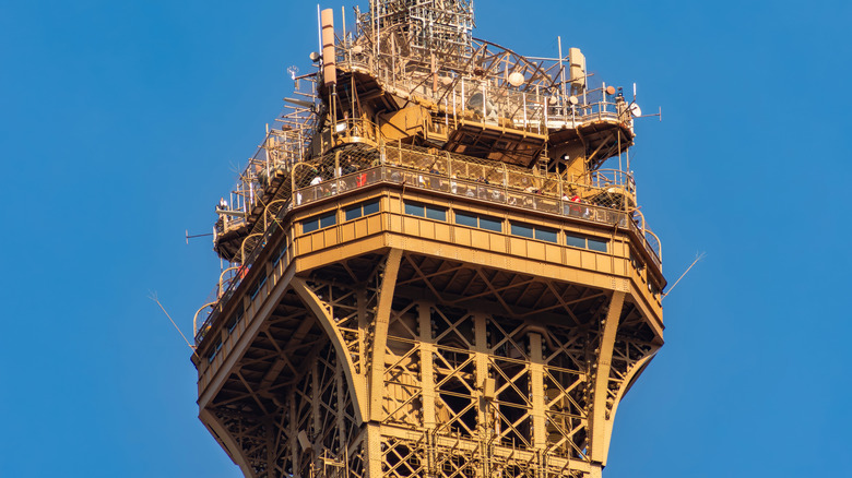 Le point de vue de la Tour Eiffel à Paris, France