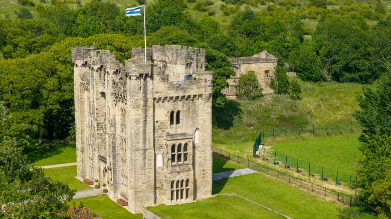 Une photo du château de Hylton à Sunderland, en Angleterre
